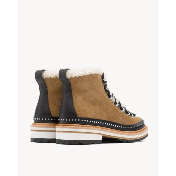 Rag & Bone Compass Camel Leather Booties 36 - Picture 5 of 16